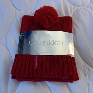Calvin Klein Hat and Scarf Gift Set❤️